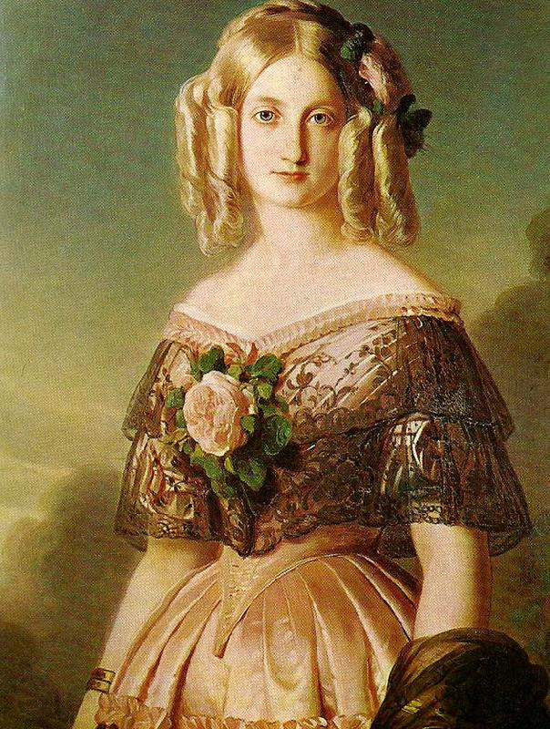 Franz Xaver Winterhalter the duchesse d' aumale Germany oil painting art